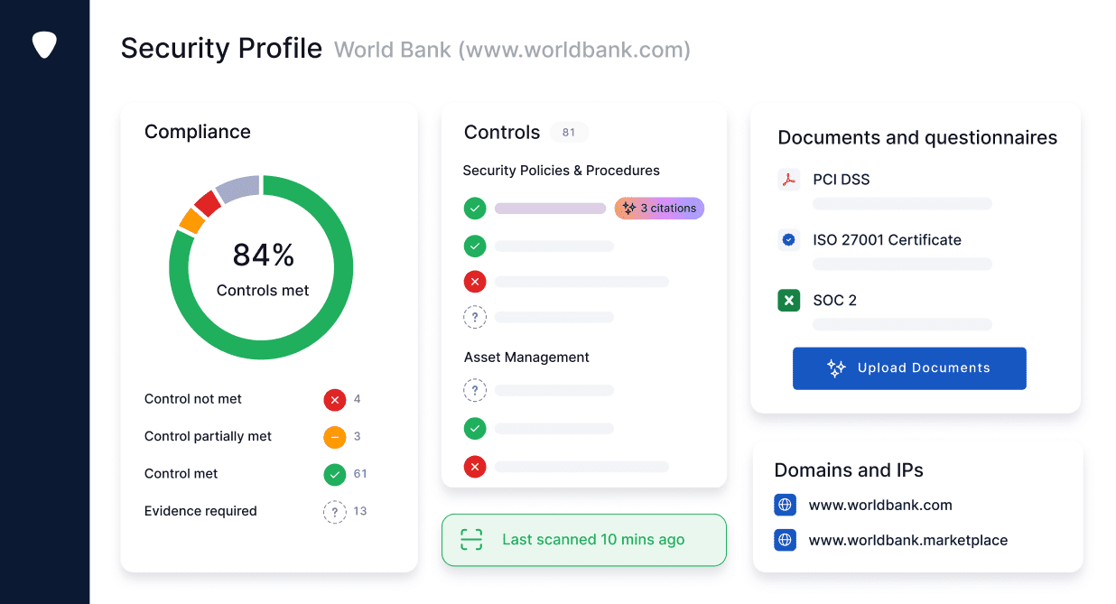 Upguard's TPRM Solution